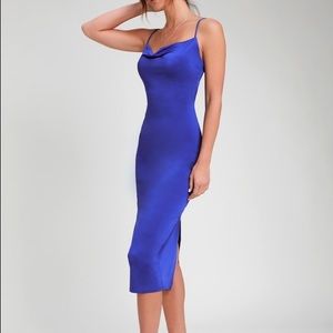 Blue Slip Dress